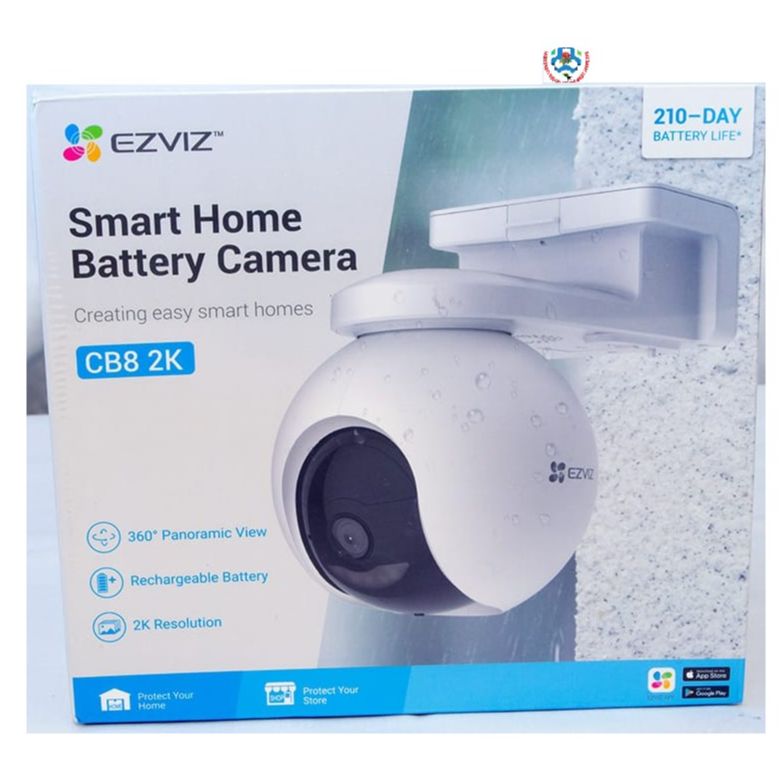 EZVIZ CB8 Battery-Powered Pan & Tilt 2K, 360-degree, auto tracking