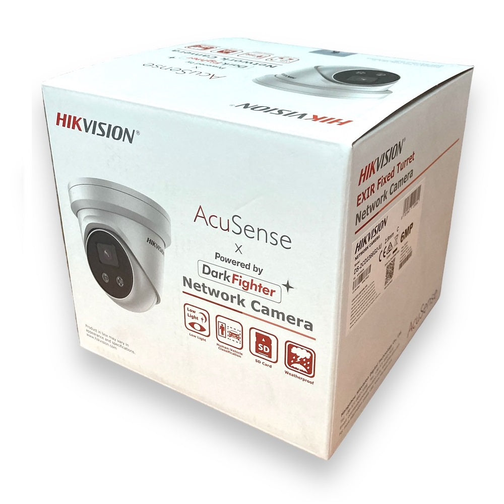 Hikvision 6MP AcuSense DarkFighter IP Camera-One Way Audio | DS-2CD2366G2-IU
