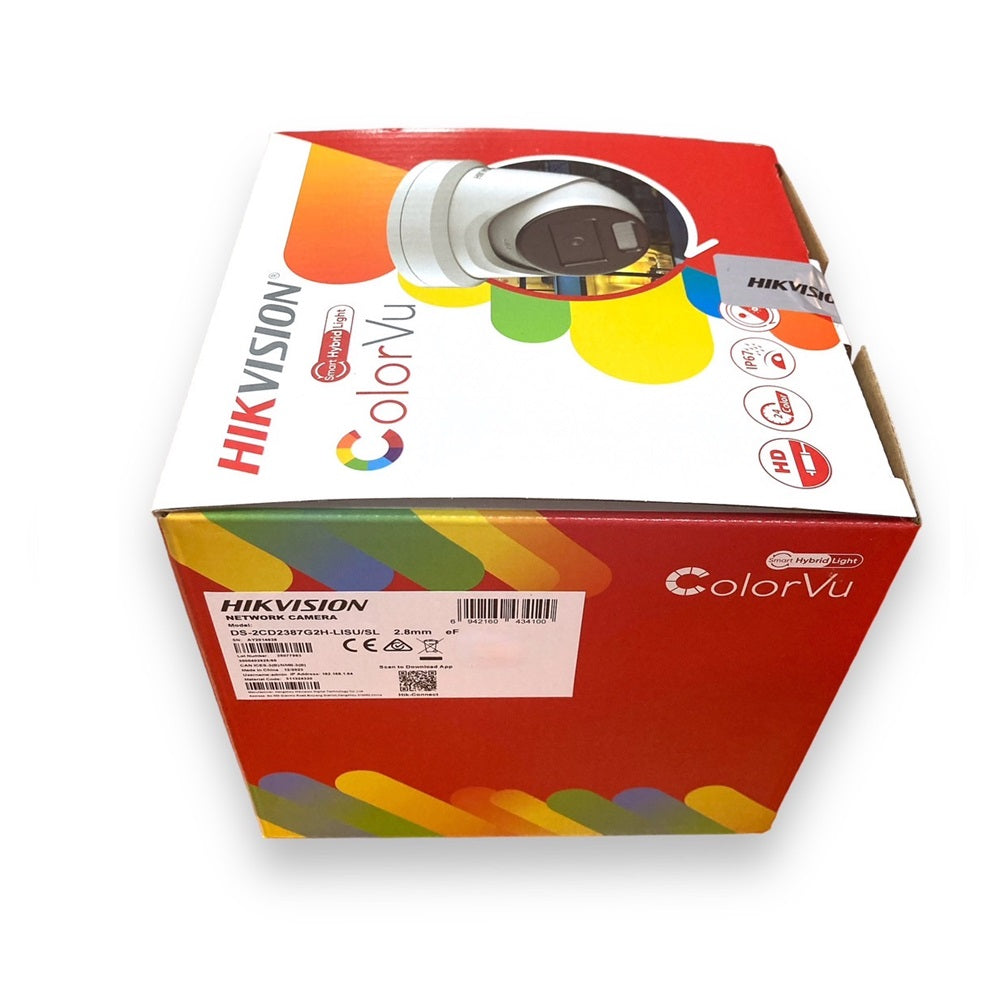 Hikvision 8MP Smart Hybrid Light Cameras with ColorVu | DS-2CD2387G2H-LISU/SL