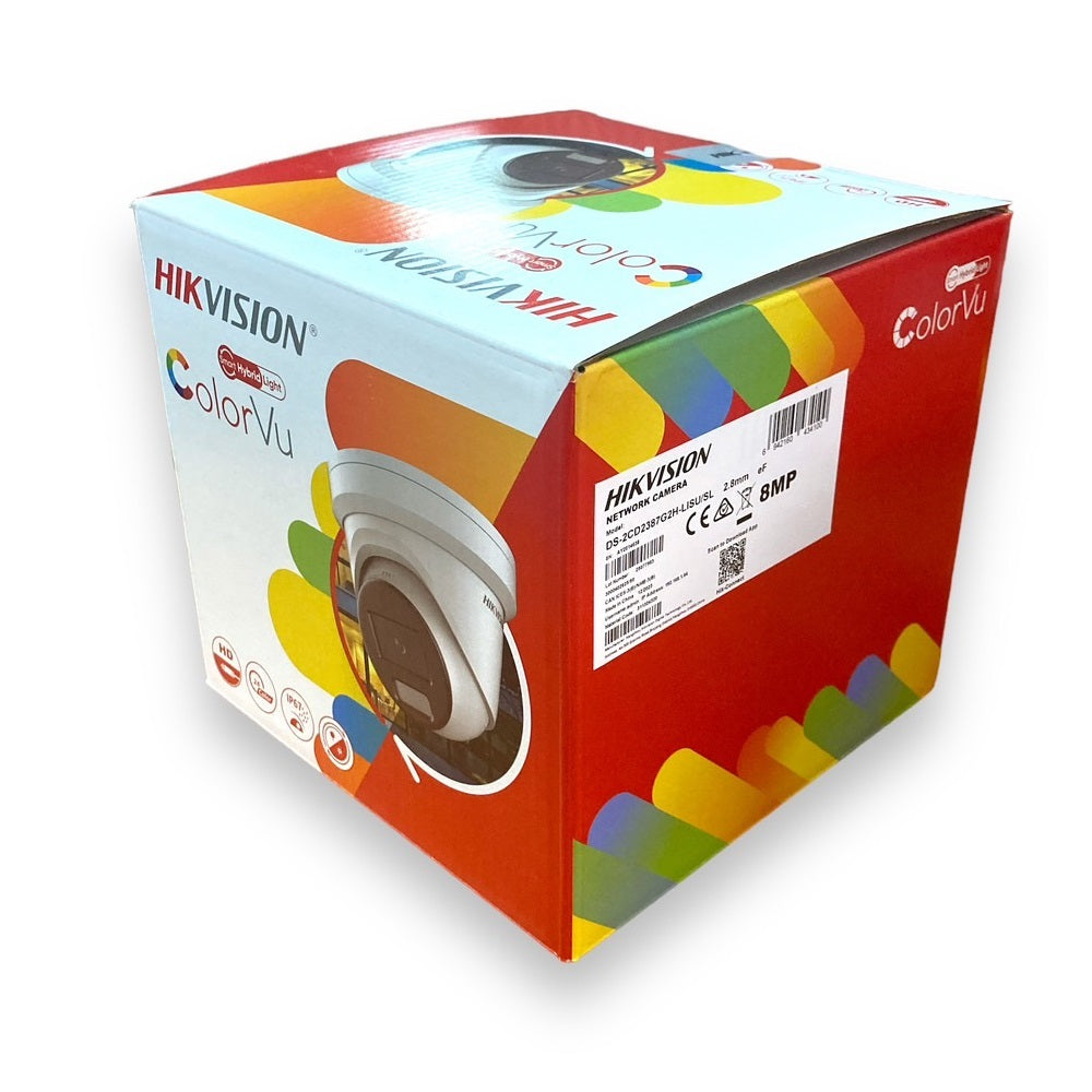 Hikvision 8MP Smart Hybrid Light Cameras with ColorVu | DS-2CD2387G2H-LISU/SL