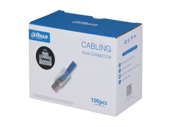 DAHUA UTP CAT6 15U" PASS THROUGH RJ45 CONNECTOR DH-PFM976-631-PT