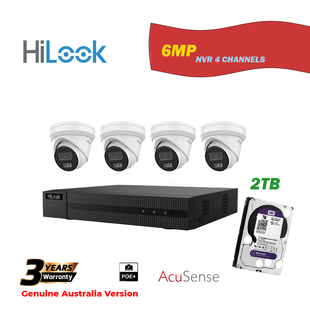 Hilook IP Camera kit 4xT361 With NVR 4 Channels