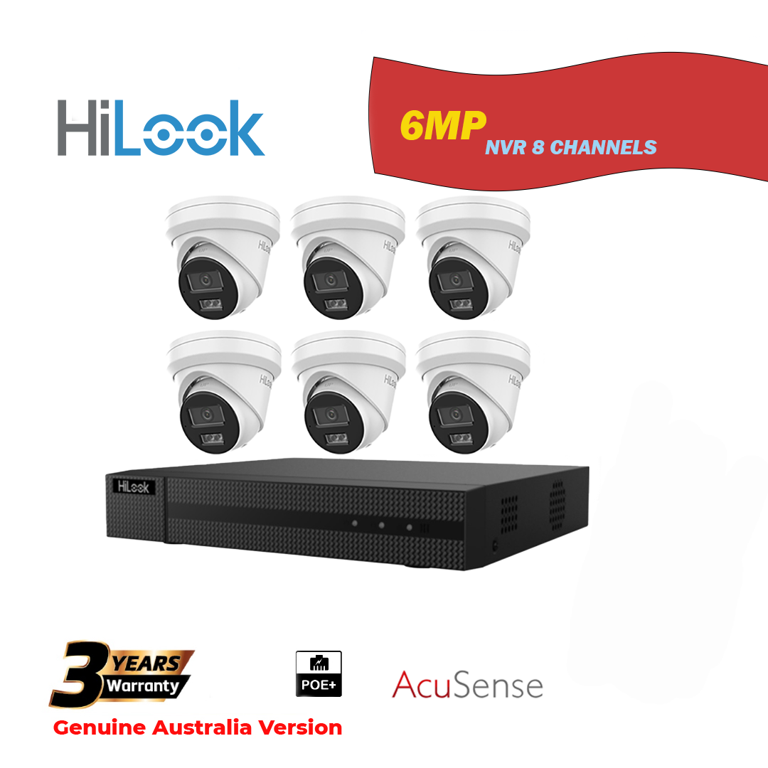 Hilook IP Camera kit 6xT361 With NVR 8 Channels
