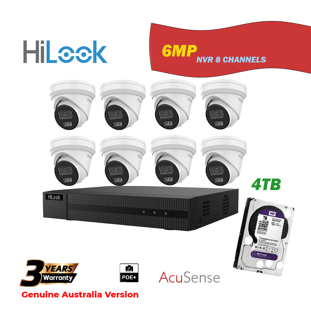 Hilook IP Camera kit 8xT361 With NVR 8 Channels