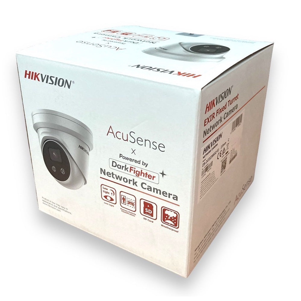 Hikvision 8MP AcuSense DarkFighter IP Camera-One Way Audio | DS-2CD2386G2-IU