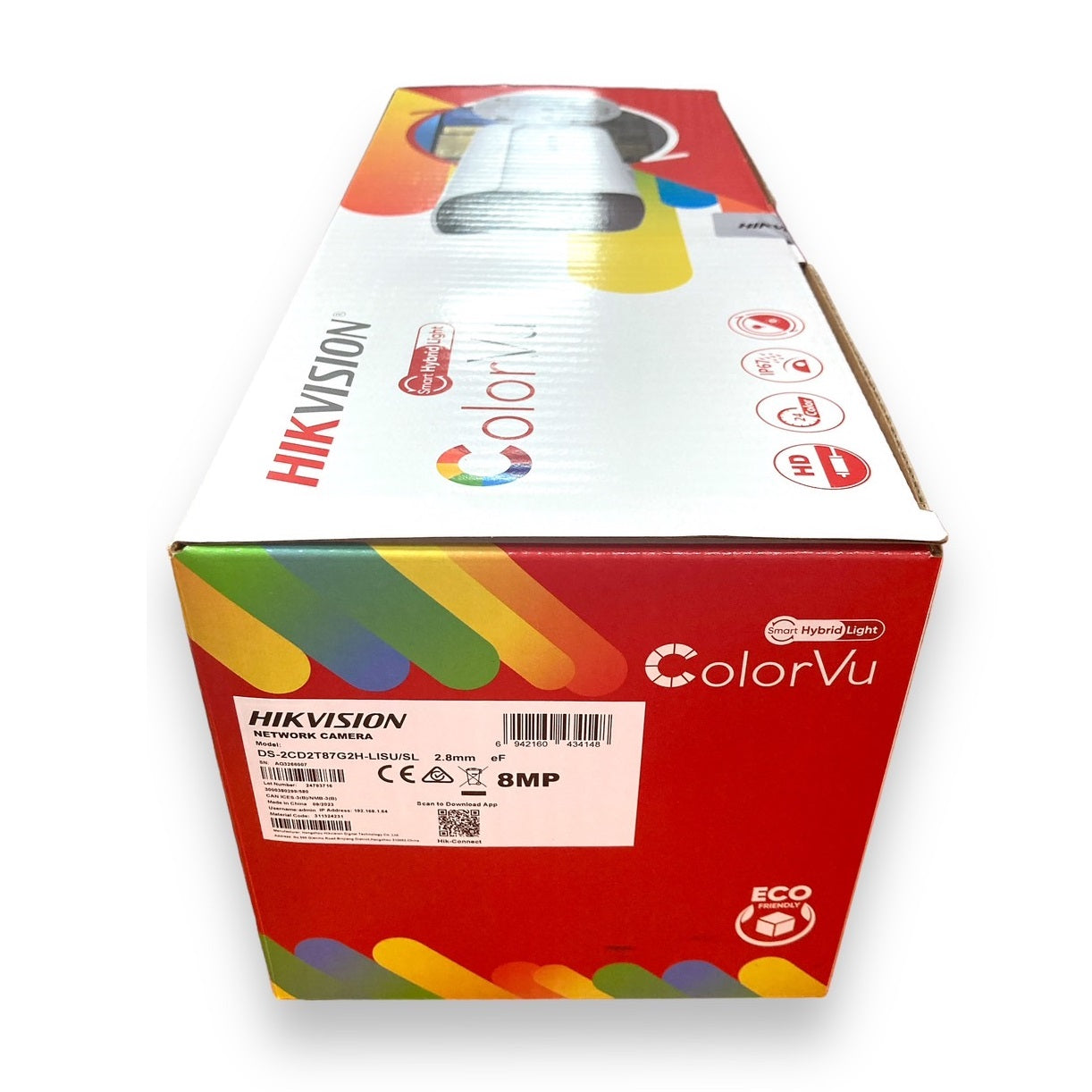 Hikvision 8MP Smart Hybrid Light Bullet Cameras with ColorVu | DS-2CD2T87G2H-LISU/SL