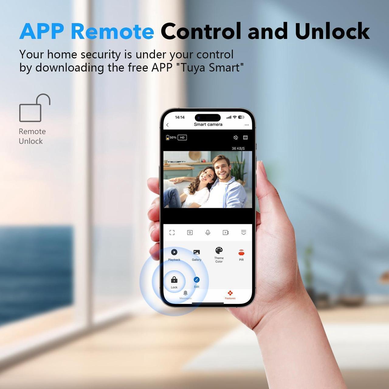 IPVISIONS Wireless WiFi Video Doorbell Intercom System (8-Inch Monitor)