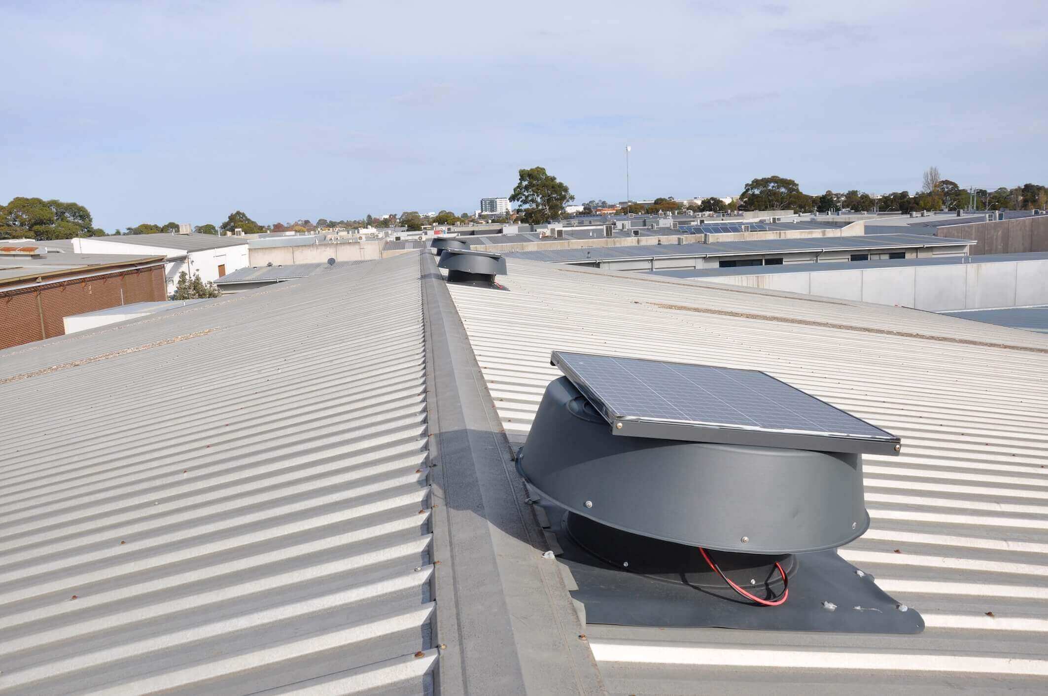 Commercial Solar Roof Ventilation Fan 600MM 120W