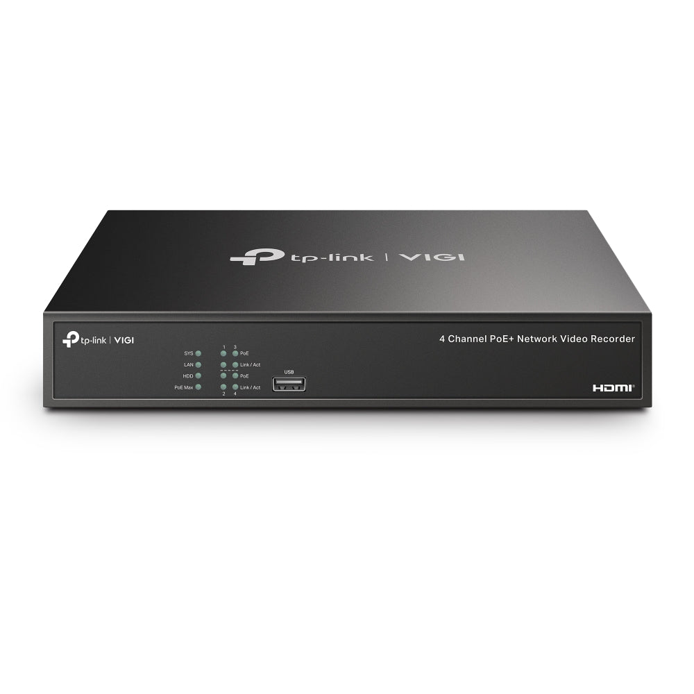 tp-link VIGI NVR1004H-4P-4Ch PoE Network Video Recorder