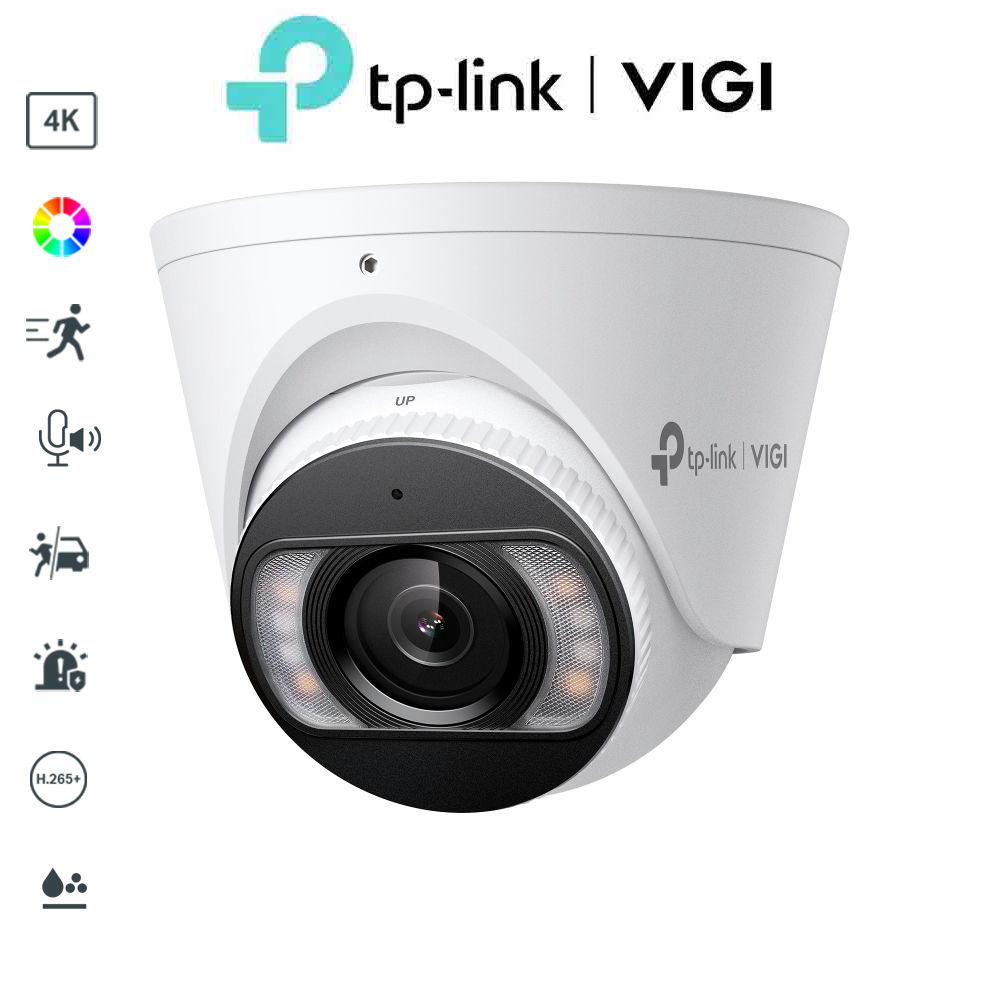 tp-link VIGI C485 8MP Full-Colour Speaker / Mic / Light Turret Network Camera