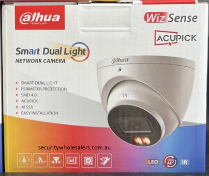 Dahua DH-IPC-HDW3667EM-S-IL-ANZ 6MP Dual Light Turret Network Camera Acupick Wizsense