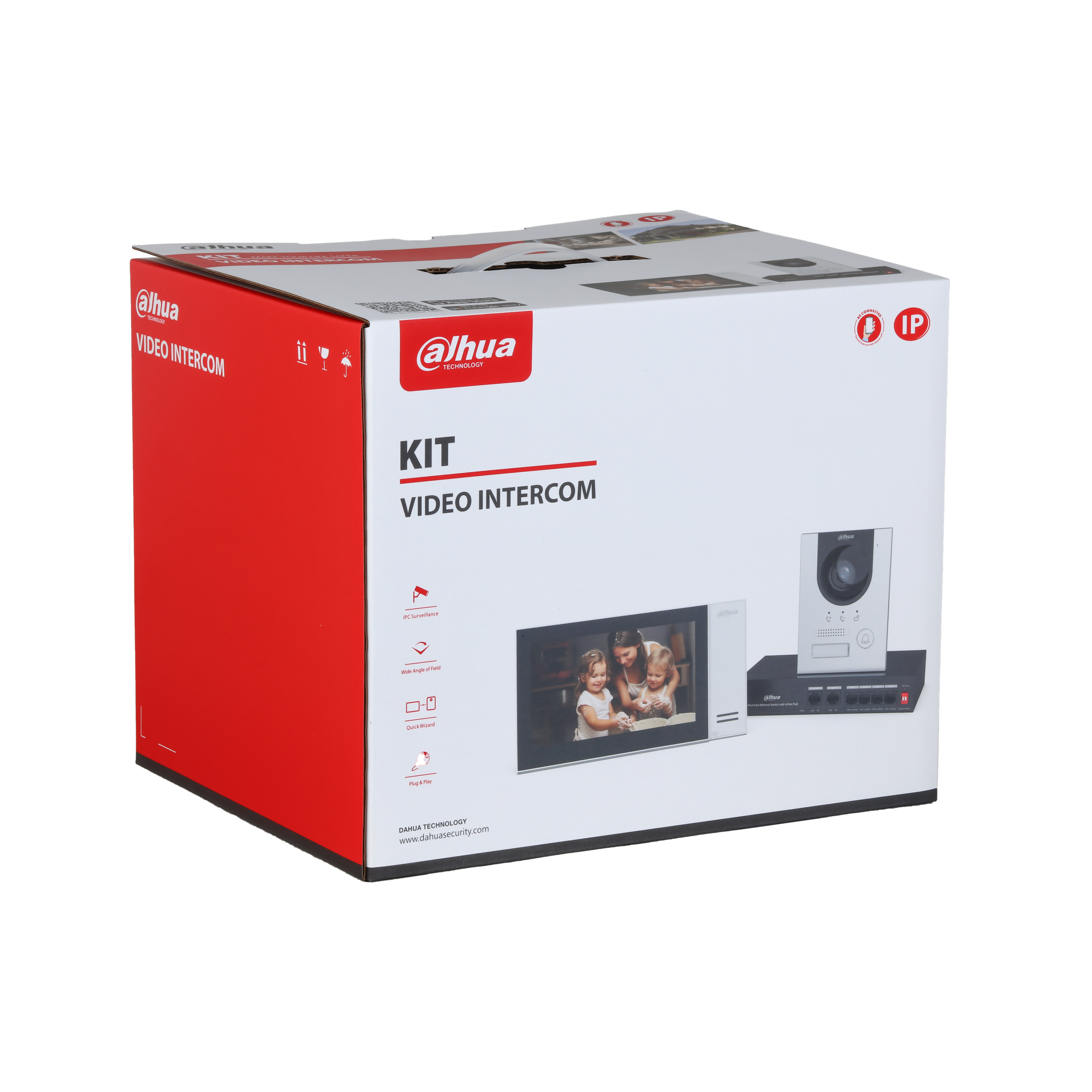 Dahua KTP01L-AUS 7inch Touch Screen IP Video Intercom Kit
