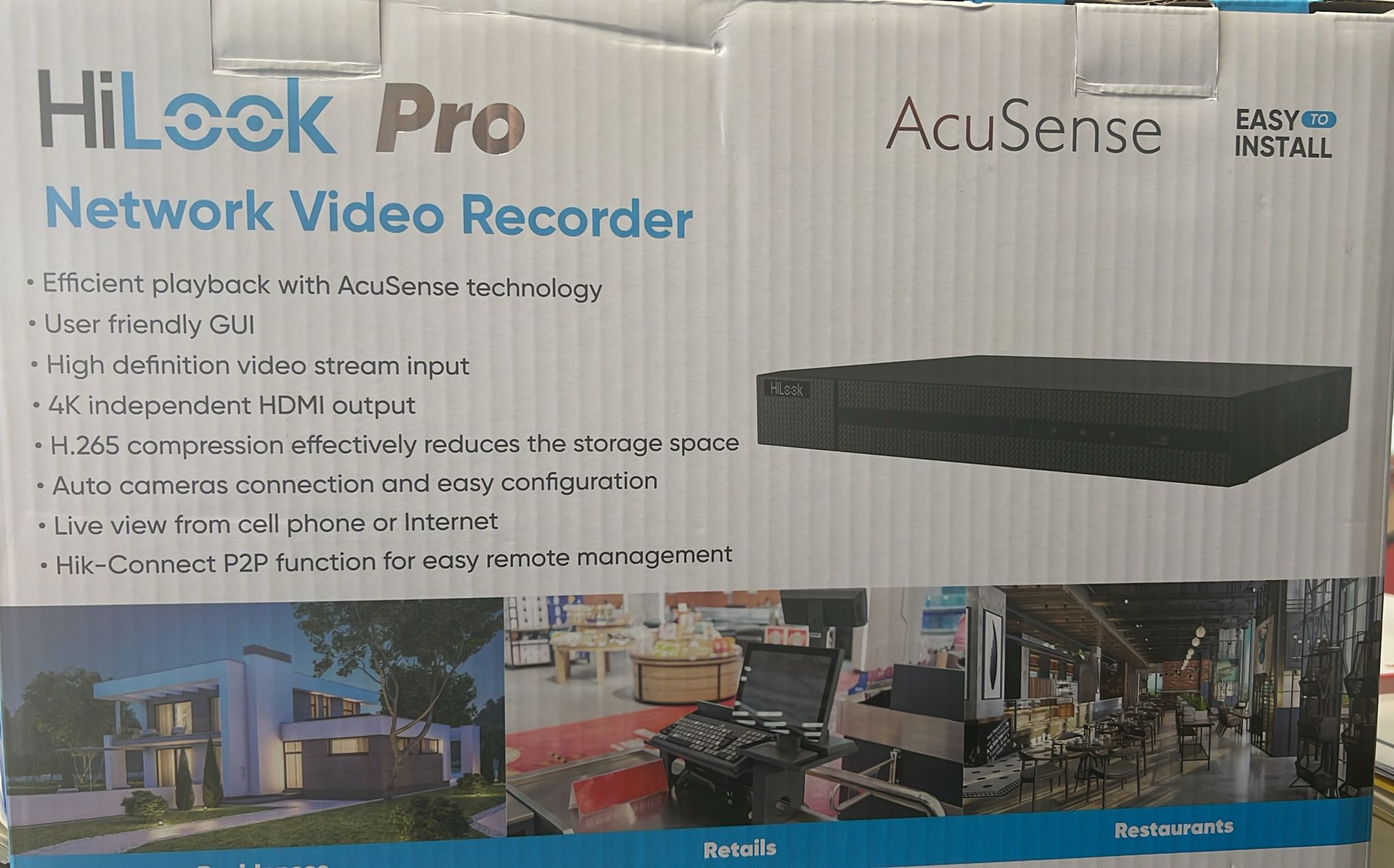 Hilook NVR 8 Channels NVR-108MH-K/8P