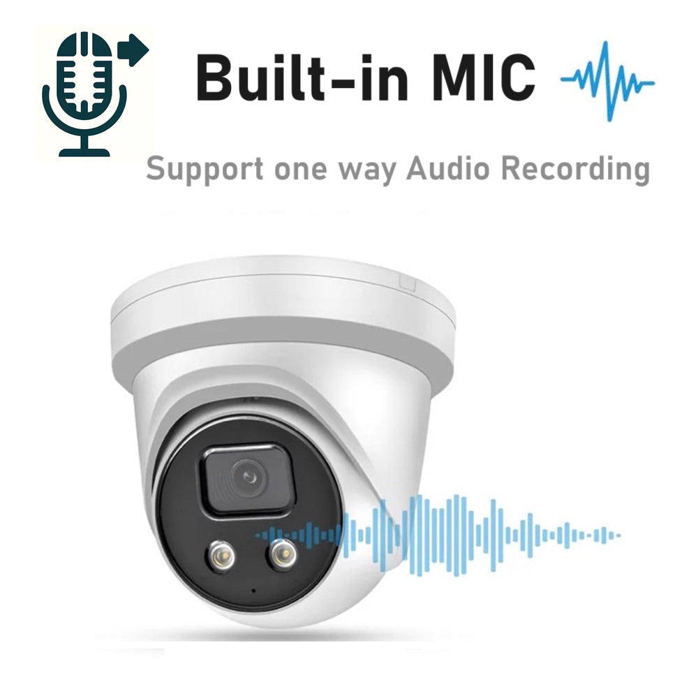 Hikvision 8MP AcuSense DarkFighter IP Camera-One Way Audio | DS-2CD2386G2-IU