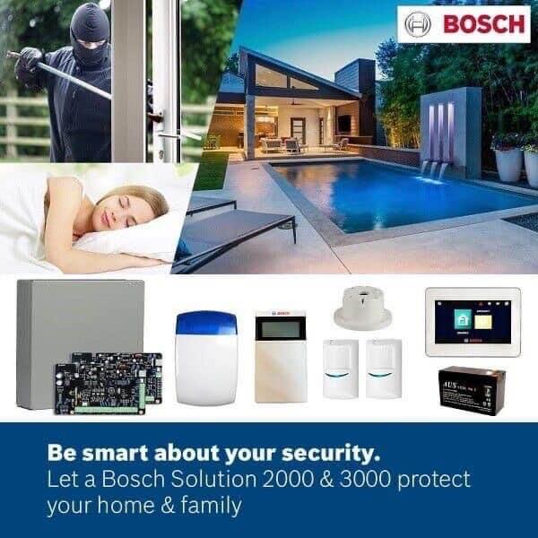 Bosch Alarm System 3000 Solution+7″ Touch Screen-Platinum Package (Wired)