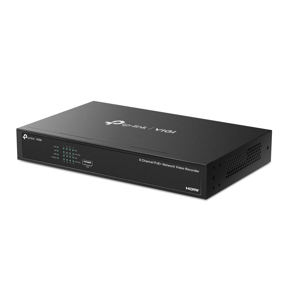 tp-link VIGI NVR1008H-8MP 8 Channel PoE+ 8 Channel Network Video Recorder with 8 POE
