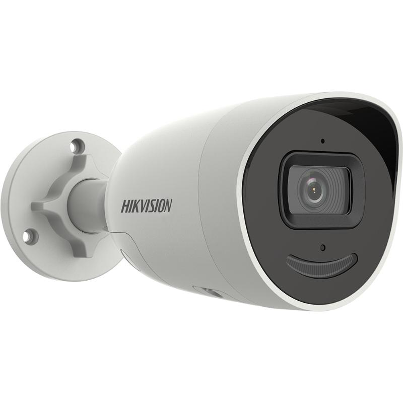 Hikvision DS-2CD2066G2-IU/SL 6MP AcuSense Strobe and Audio Bullet Camera w/ Fixed 2.8mm Lens