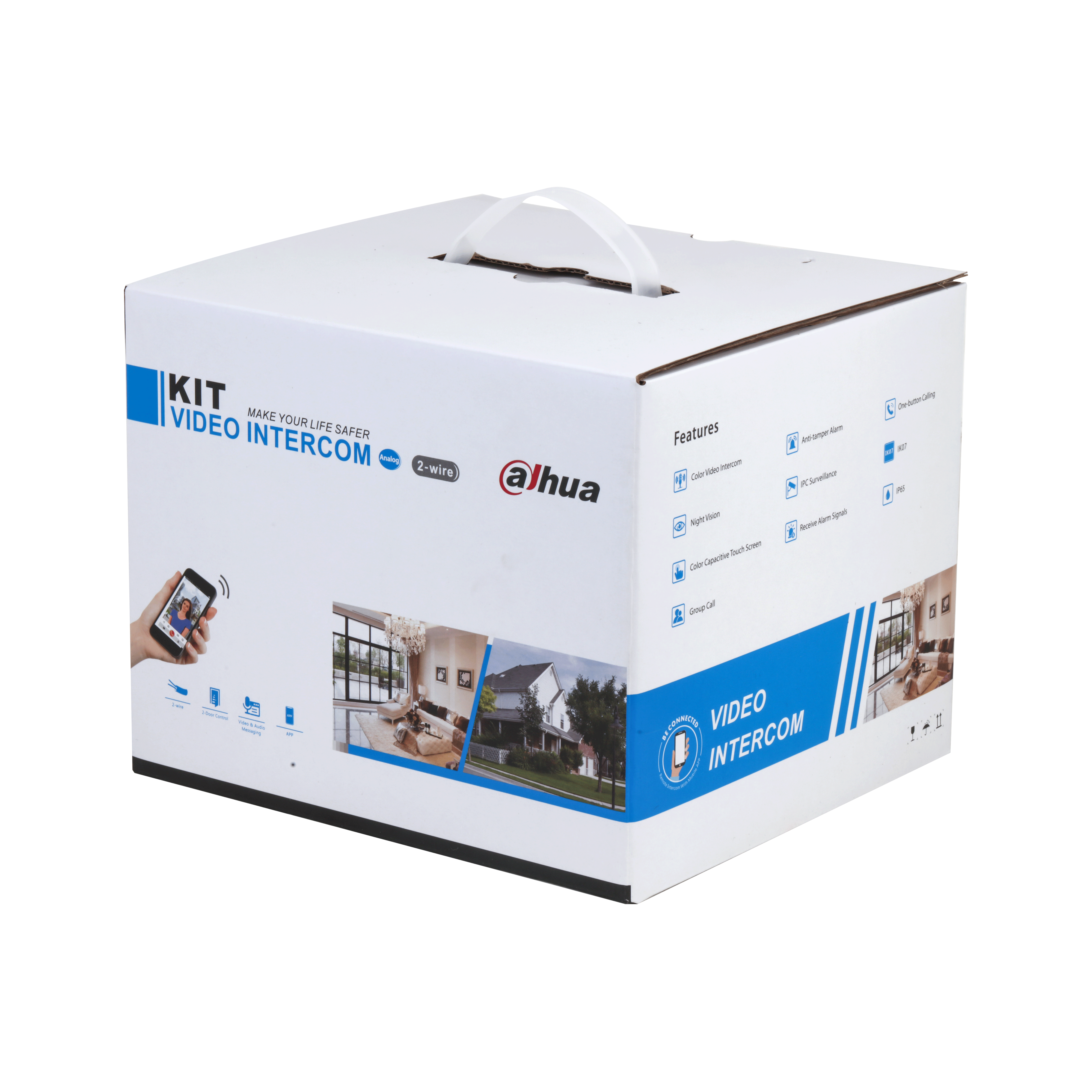 Dahua 2 Wire Intercom Kit, DHI-KTX01(S) IP Villa Door Station