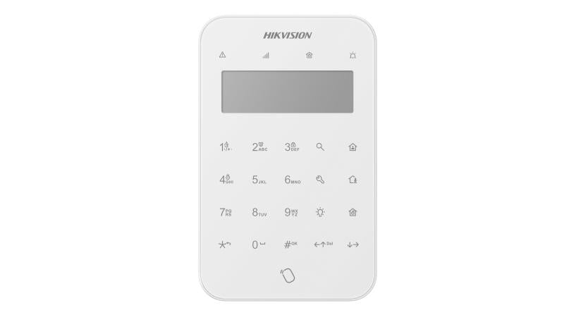 Hikvision DS-PK1-LT-WB AX Pro Wireless Keypad, LCD Screen