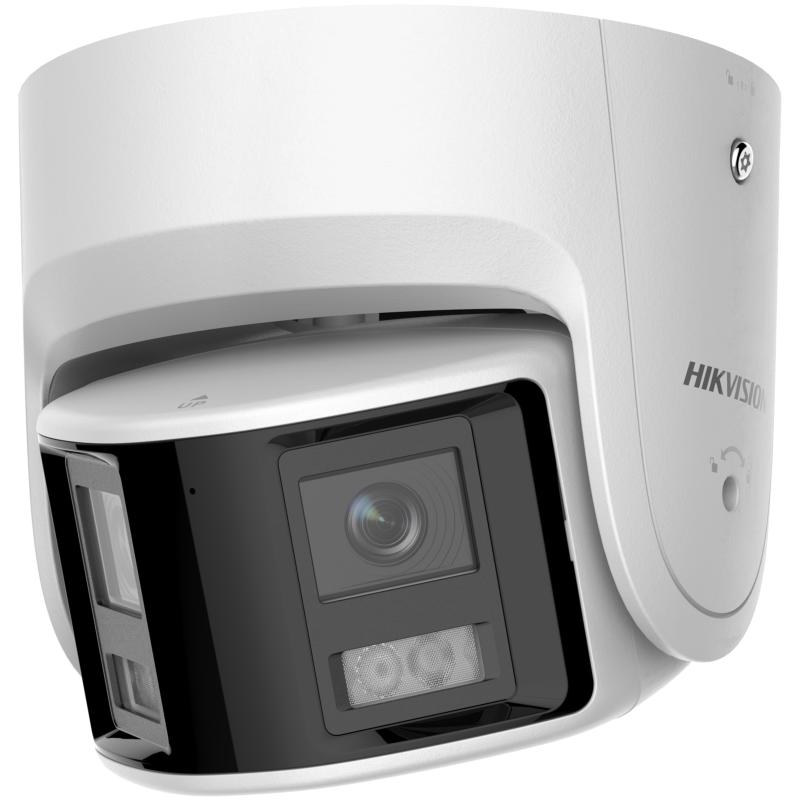 Hikvision DS-2CD2367G2P-LSU/SL 6MP ColorVu Turret 2.8 mm Dual Head Strobe + Speaker network Camera