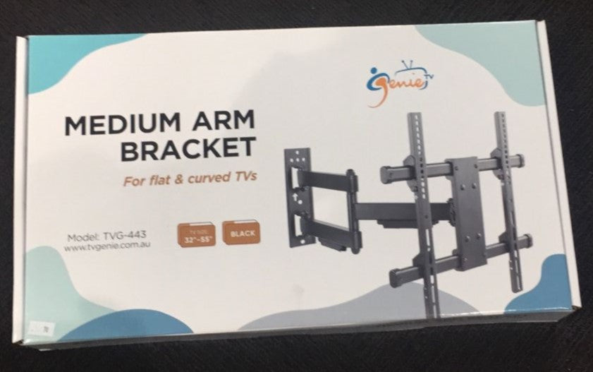 SINGLE ARM FULL MOTION BRACKET 32"-55"